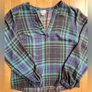 A New Day sheer long sleeve blouse